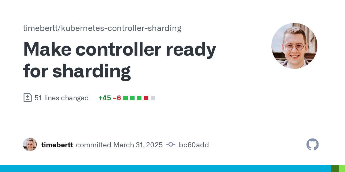 Commit summary: make controller ready for sharding