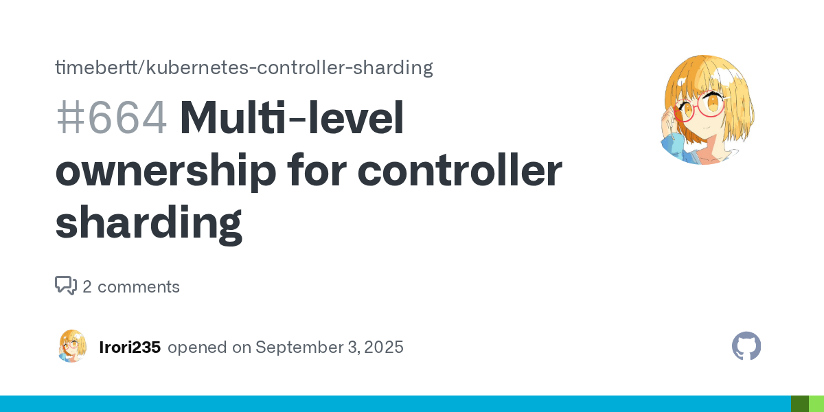 Multi-level ownership for controller sharding · Issue #664 · timebertt/kubernetes-controller-sharding